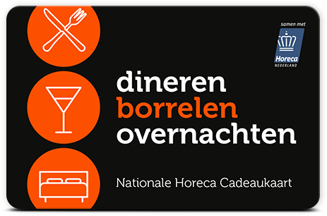 Horeca Cadeau geven? een Nationale Horeca Cadeaukaart! Nationale Horeca Cadeaukaart